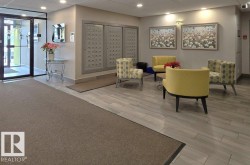 Community lobby with recessed lighting - 