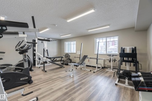 306 6921 199 Street, Edmonton, AB - Indoor Photo Showing Gym Room
