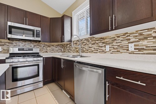 11403 92 Street, Edmonton, AB - Indoor Photo Showing Kitchen With Stainless Steel Kitchen With Double Sink With Upgraded Kitchen