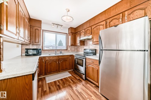 18507 98 Avenue, Edmonton, AB - Indoor Photo Showing Kitchen With Double Sink