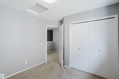 This room features light grey walls, carpeted flooring, and a white ceiling with a light fixture - 14007 164 Avenue, Edmonton, AB - Indoor