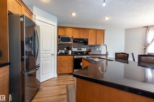 20515 92 Avenue, Edmonton, AB - Indoor Photo Showing Kitchen With Double Sink