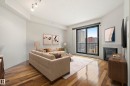 401 11933 Jasper Avenue, Edmonton, AB  - Indoor With Fireplace 