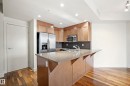 401 11933 Jasper Avenue, Edmonton, AB  - Indoor Photo Showing Kitchen 