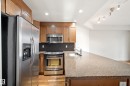 401 11933 Jasper Avenue, Edmonton, AB  - Indoor Photo Showing Kitchen With Double Sink 