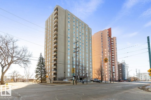 View of apartment building / complex with a view of city - 1207 12303 Jasper Avenue, Edmonton, AB - Outdoor With Facade