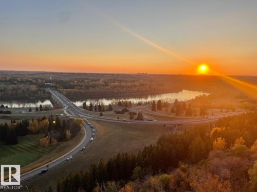 Aerial view of a large body of water - 1207 12303 Jasper Avenue, Edmonton, AB - Outdoor With View