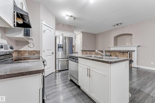 2929 16A Avenue, Edmonton, AB - Indoor Photo Showing Kitchen With Double Sink