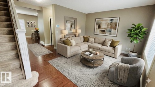 16 2003 Rabbit Hill Road Nw, Edmonton, AB - Indoor Photo Showing Living Room
