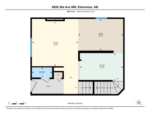 Floor plan - 8620 38A Avenue, Edmonton, AB - Other