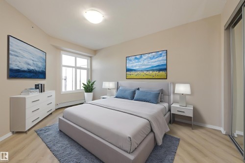 404 6070 Schonsee Way, Edmonton, AB - Indoor Photo Showing Bedroom