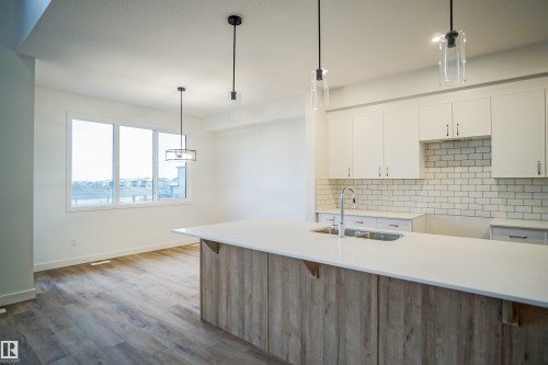 22940 82 Avenue, Edmonton, AB - Indoor Photo Showing Kitchen With Double Sink With Upgraded Kitchen