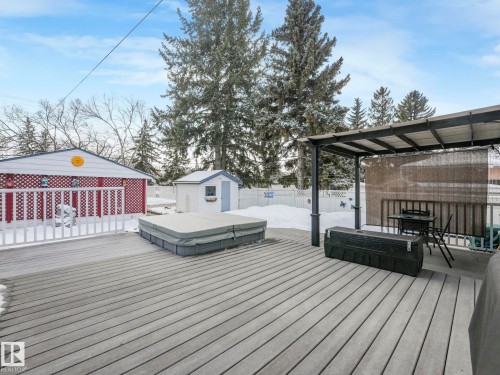 7653 91 Avenue, Edmonton, AB - Outdoor With Deck Patio Veranda With Exterior