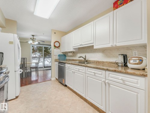 111 9535 176 Street, Edmonton, AB - Indoor Photo Showing Kitchen With Double Sink