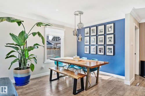 7720 158 Street, Edmonton, AB - Indoor Photo Showing Dining Room