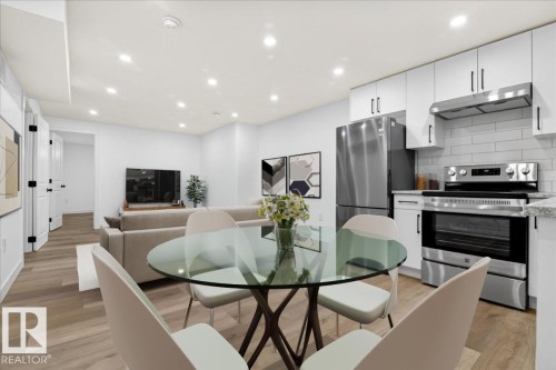 13212 121 Street, Edmonton, AB - Indoor Photo Showing Kitchen With Upgraded Kitchen