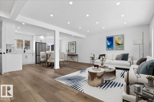 13212 121 Street, Edmonton, AB - Indoor Photo Showing Living Room