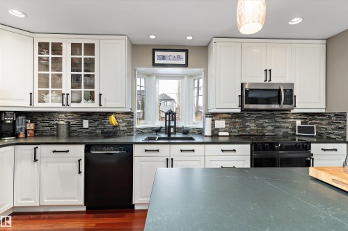 10765 65 Street, Edmonton, AB - Indoor Photo Showing Kitchen With Upgraded Kitchen