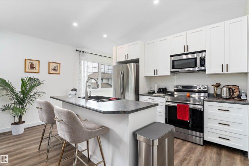 10765 65 Street, Edmonton, AB - Indoor Photo Showing Kitchen With Double Sink