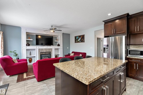 598 Tamarack Road, Edmonton, AB - Indoor With Fireplace