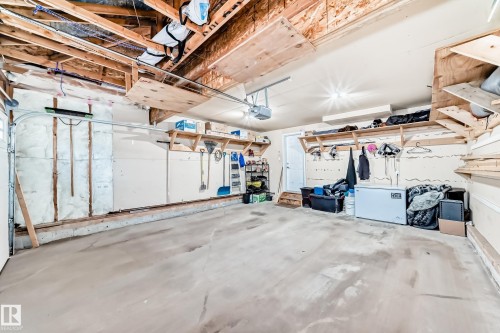 6003 48 Avenue, Beaumont, AB - Indoor Photo Showing Garage