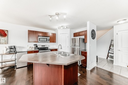 6003 48 Avenue, Beaumont, AB - Indoor Photo Showing Kitchen With Double Sink