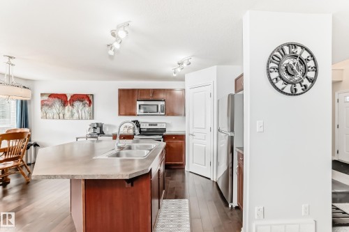 6003 48 Avenue, Beaumont, AB - Indoor Photo Showing Kitchen With Double Sink