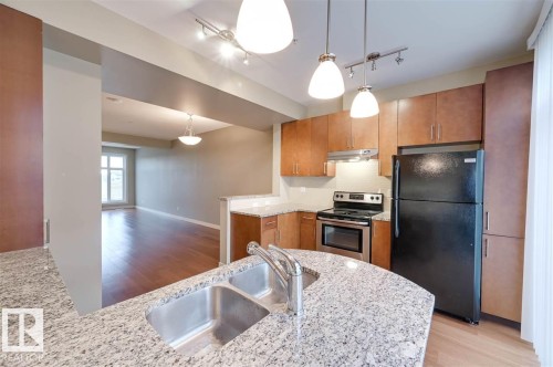 1647 Cunningham Way, Edmonton, AB - Indoor Photo Showing Kitchen With Double Sink