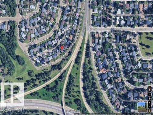 Aerial Map. Depicting the geographic location and surrounding properties - 243 Lynnwood Way, Edmonton, AB -  With View
