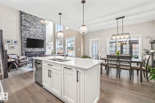1759 Tanager Close, Edmonton, AB - Indoor With Fireplace
