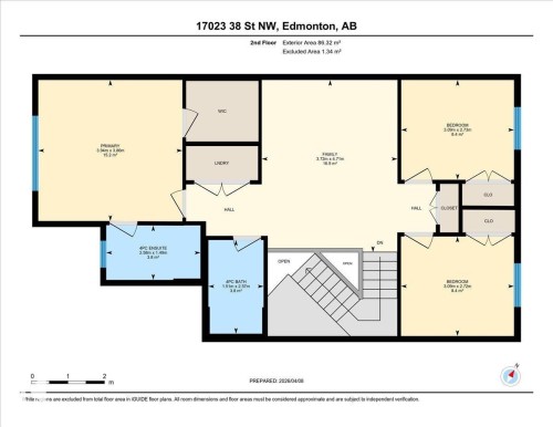Floor plan - 17023 38 Street Nw, Edmonton, AB 
