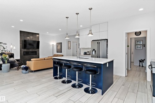 1756 Tanager Close, Edmonton, AB - Indoor Photo Showing Kitchen With Upgraded Kitchen