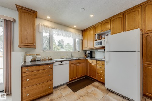 51 Glenmore Crescent, St. Albert, AB - Indoor Photo Showing Kitchen With Double Sink
