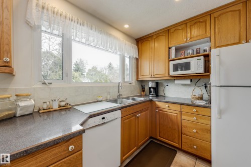 51 Glenmore Crescent, St. Albert, AB - Indoor Photo Showing Kitchen With Double Sink