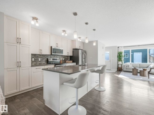 2604 Coughlan Road, Edmonton, AB - Indoor Photo Showing Kitchen With Upgraded Kitchen