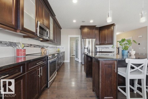 3128 58 Avenue, Rural Leduc County, AB - Indoor Photo Showing Kitchen With Upgraded Kitchen