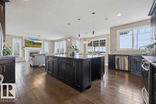 3128 58 Avenue, Rural Leduc County, AB - Indoor Photo Showing Kitchen With Stainless Steel Kitchen With Upgraded Kitchen