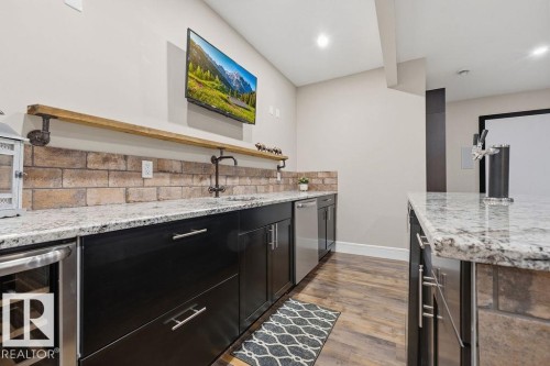 3128 58 Avenue, Rural Leduc County, AB - Indoor Photo Showing Kitchen With Upgraded Kitchen