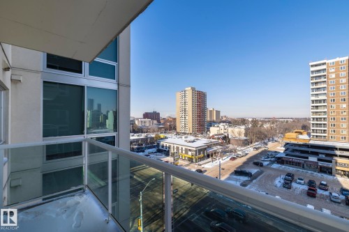 707 10055 118 Street, Edmonton, AB - Outdoor With Balcony With View