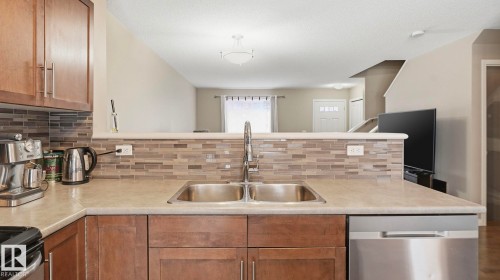 169 1804 70 St, Edmonton, AB - Indoor Photo Showing Kitchen With Double Sink