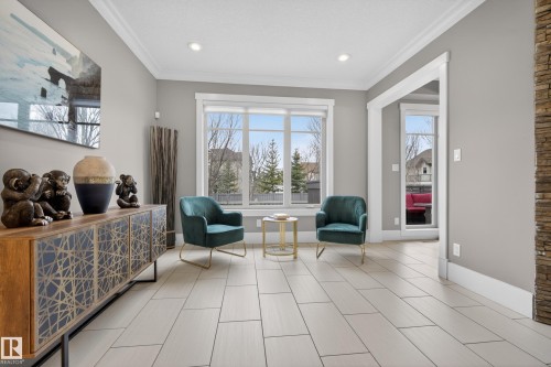 2003 Ainslie Link Link, Edmonton, AB - Indoor With Fireplace