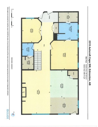 Floor plan - 2315 Ashcraft Cape, Edmonton, AB - Other