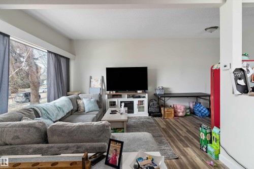 6103-6105 97A Avenue, Edmonton, AB - Indoor Photo Showing Living Room