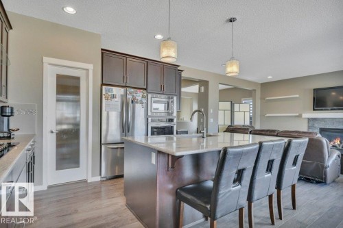 1844 56 Street, Edmonton, AB - Indoor Photo Showing Kitchen With Stainless Steel Kitchen With Upgraded Kitchen