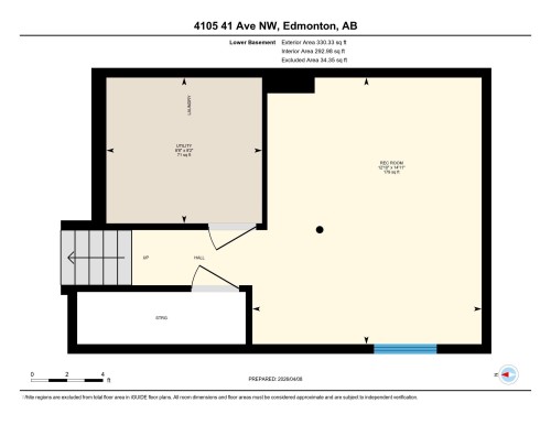 Floor plan - 4105 41 Avenue, Edmonton, AB - Other