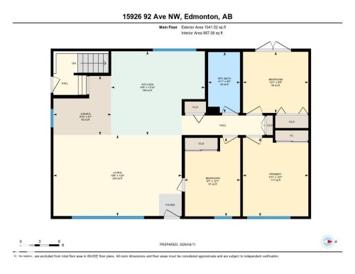 Floor plan - 15926 92 Avenue, Edmonton, AB - Other