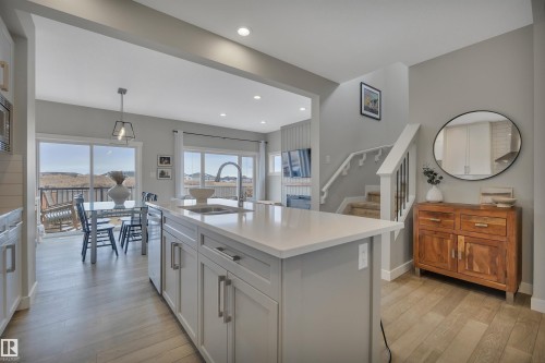 7490 Creighton Place, Edmonton, AB - Indoor Photo Showing Kitchen With Double Sink