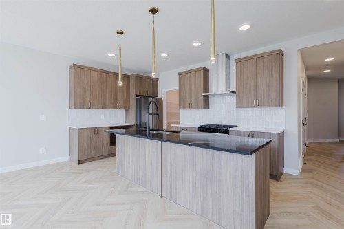 20632 43 Avenue, Edmonton, AB - Indoor Photo Showing Kitchen With Upgraded Kitchen
