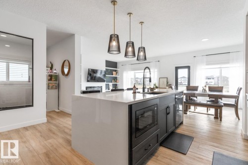 19147 22 Avenue, Edmonton, AB - Indoor Photo Showing Kitchen With Upgraded Kitchen