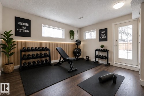 15914 92A Avenue, Edmonton, AB - Indoor Photo Showing Gym Room